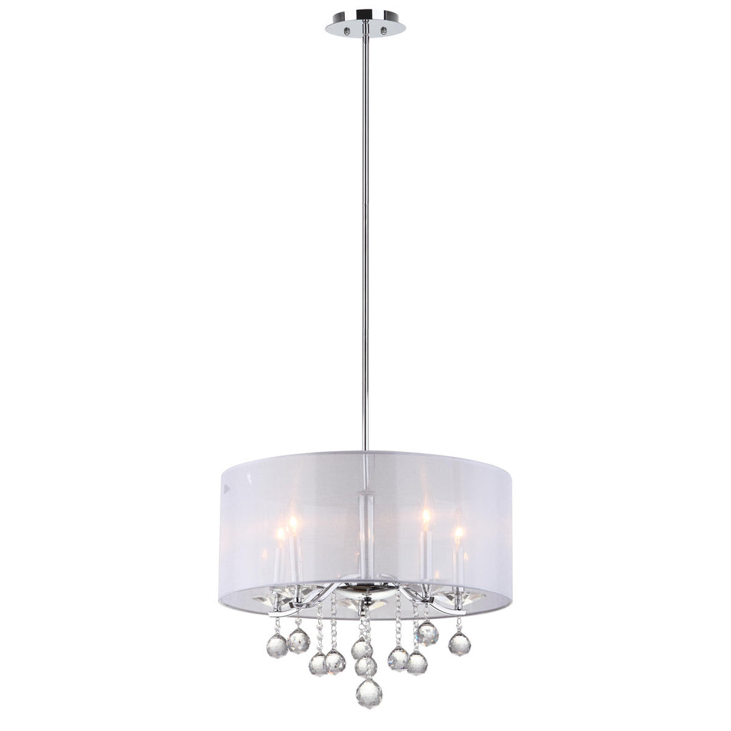 Jody 5-Light Dimmable Drum Chandelier