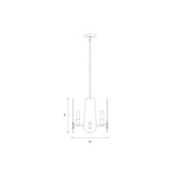 Joshual 4-Light Dimmable Classic / Traditional Chandelier