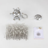 Kenden 16-Light Dimmable Sputnik Sphere Crystal Chandelier