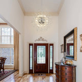 Kenden 16-Light Dimmable Sputnik Sphere Crystal Chandelier