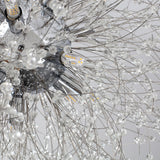 Kenden 16-Light Dimmable Sputnik Sphere Crystal Chandelier