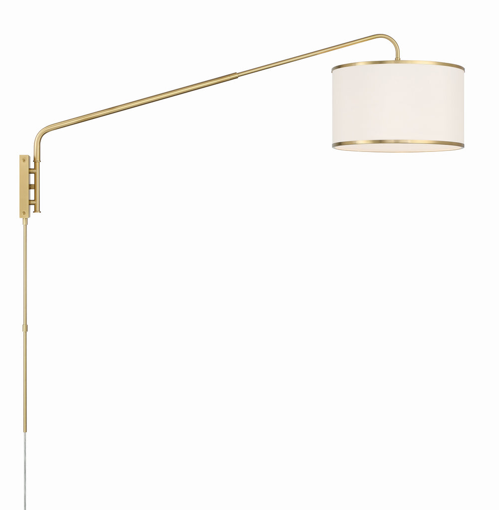 Mallory 1 Light Soft Brass Task Sconce - C193-MAL-601-SB