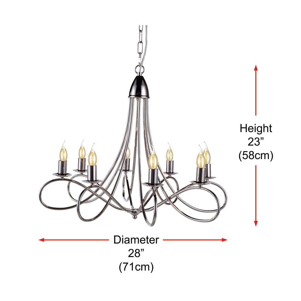 Macarthur 8-Light Dimmable Classic / Traditional Chandelier