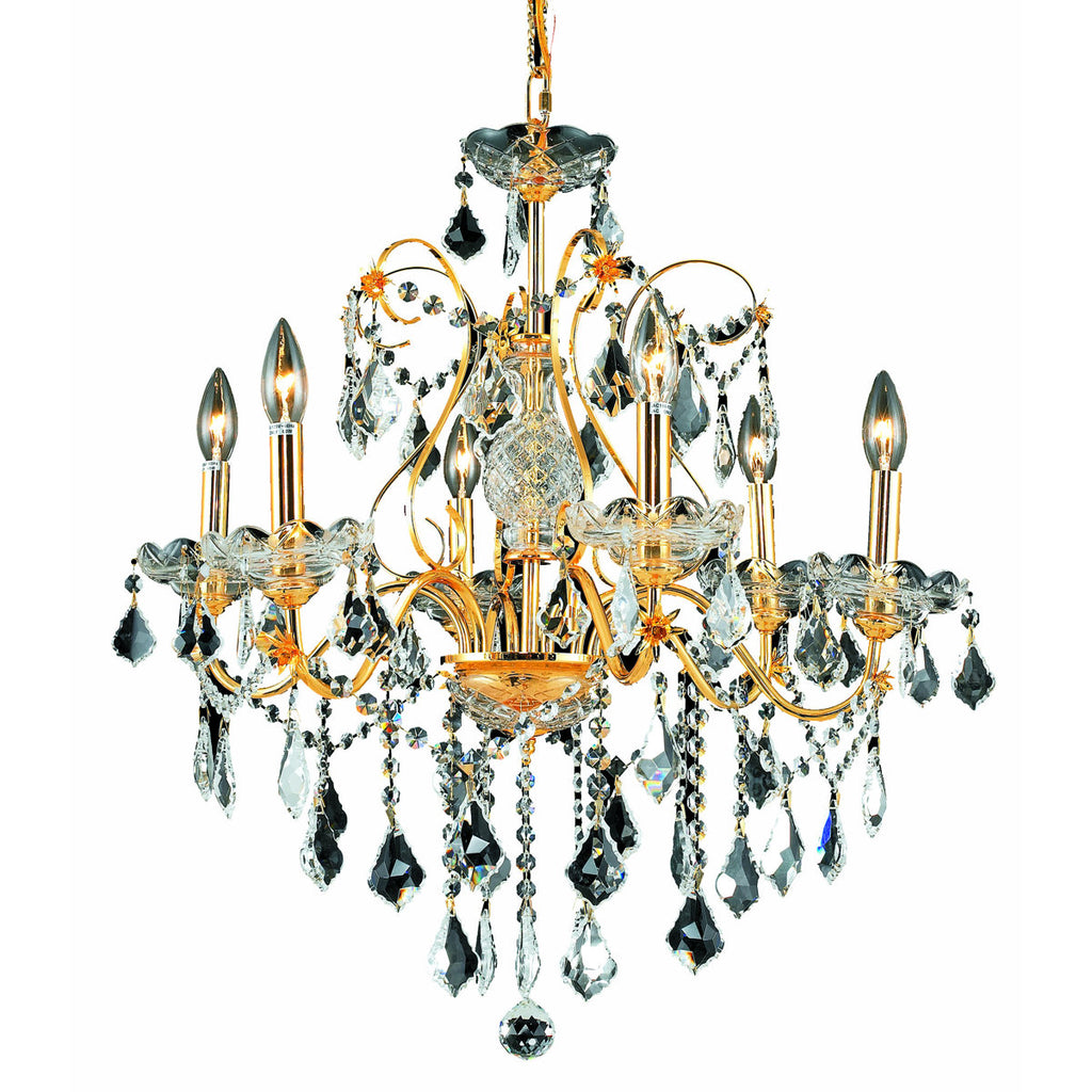 Monroe 6-Light Dimmable Classic / Traditional Chandelier