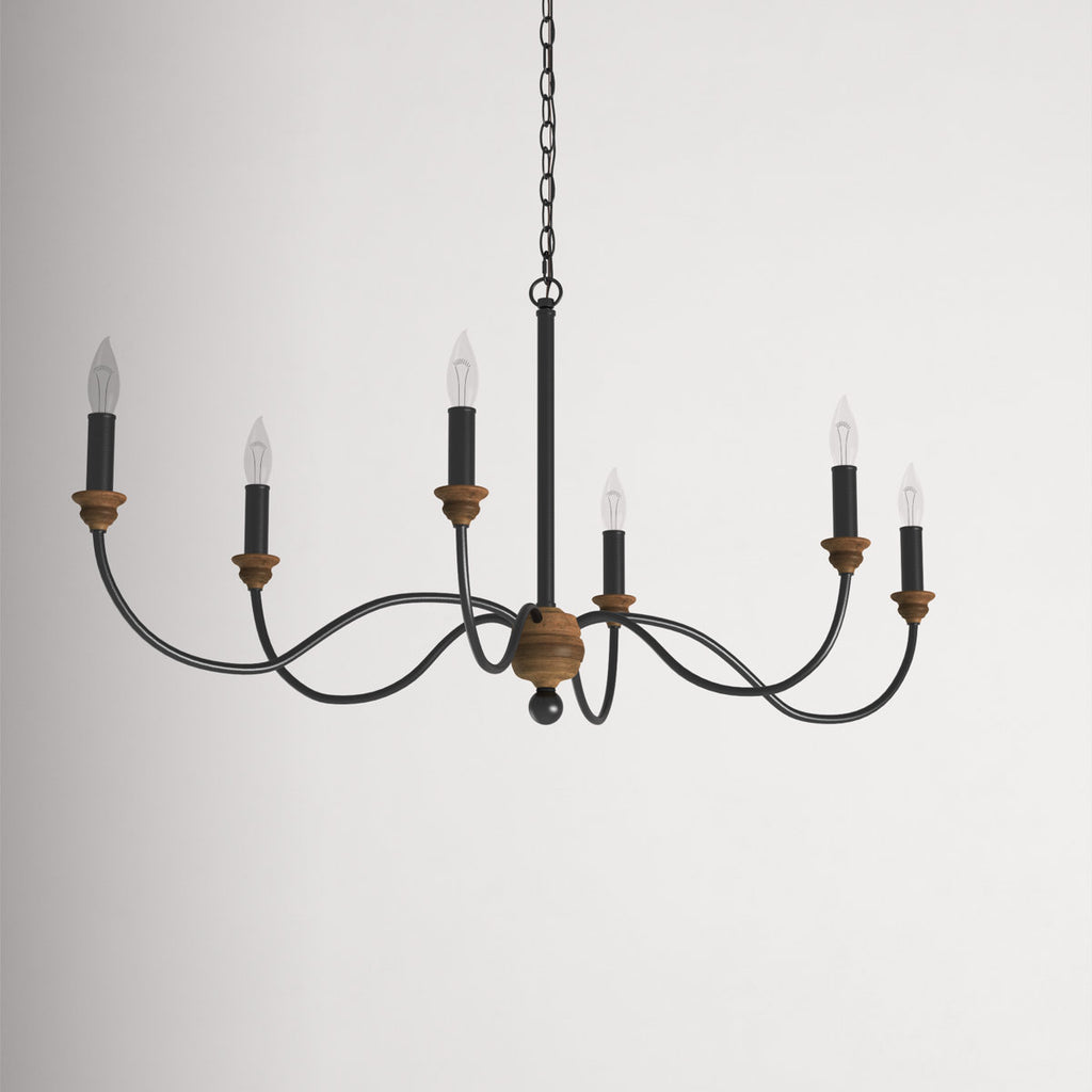 Natchez 6-Light Dimmable Classic / Traditional Chandelier
