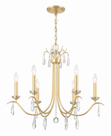 Rollins 6 Light Antique Gold Chandelier - C193-ROL-18816-GA