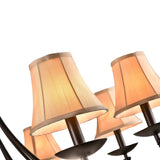 Raglin 8-Light Candle Style Classic Chandelier with Wrought Iron Accents