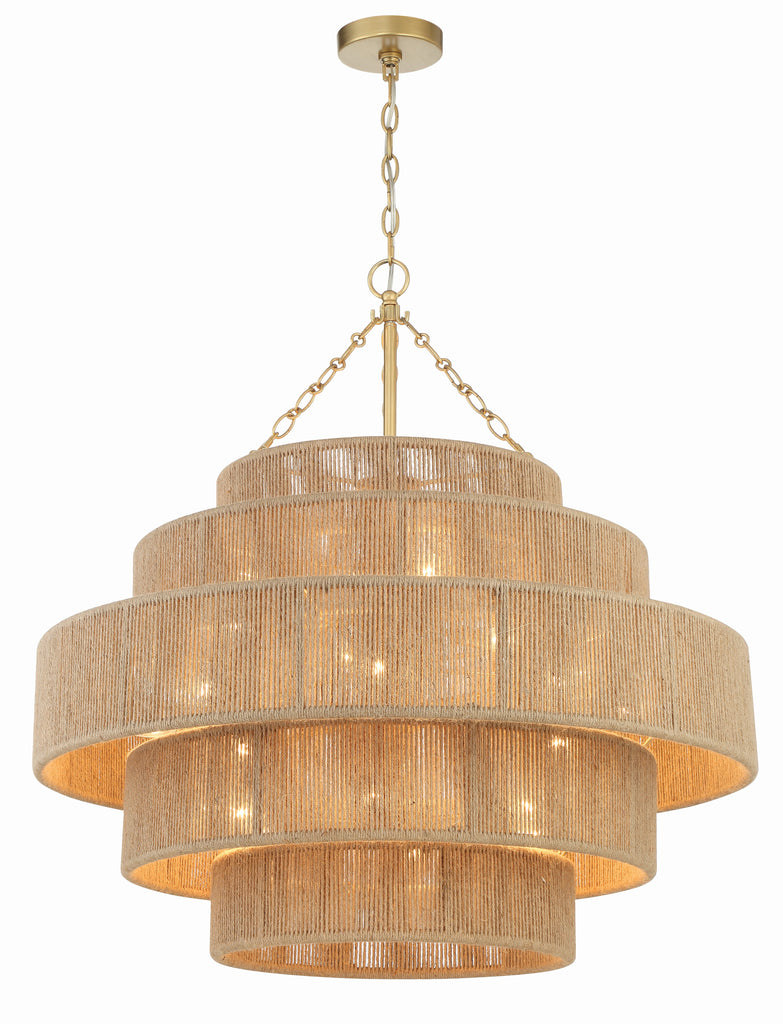 Shyla 20 Light Soft Gold Chandelier - C193-SHY-10909-SG