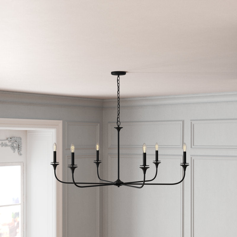 Prescot 6 - Light Dimmable Classic / Traditional Chandelier