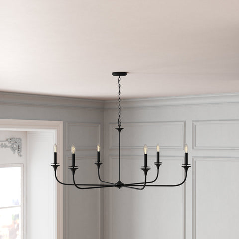 Prescot 6 - Light Dimmable Classic / Traditional Chandelier