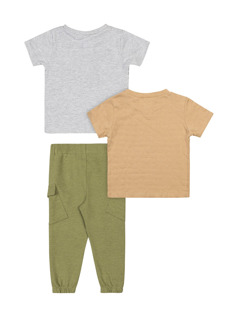 Lad Infant Boys' Tee and Jogger Pant, 3-Piece Set