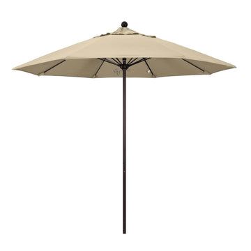 Antique 9' Patio Umbrella Pole, Canopy