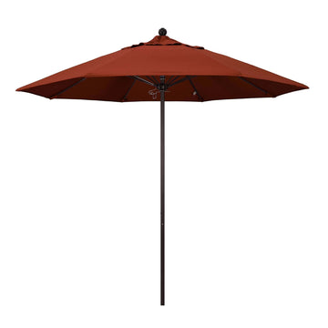 Terracotta 9' Commercial Patio Umbrella Pole, Canopy