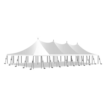 Pole Tent with Stakes – Heavy-Duty Commercial Event Tent