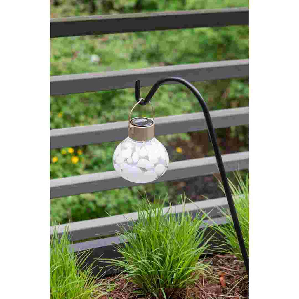 Tea Lantern Hand Blown Glass Solar Lantern