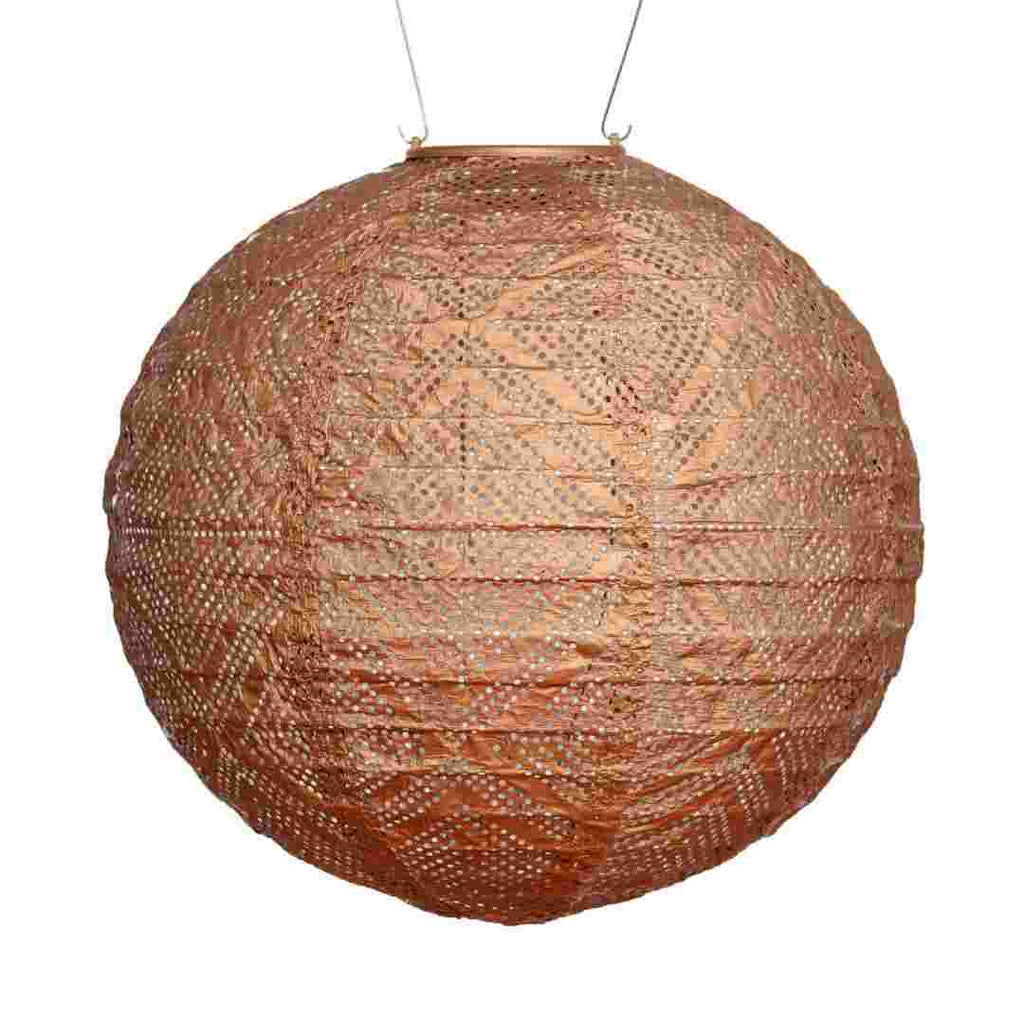 Market 12" Globe Soji Stella Solar Lantern