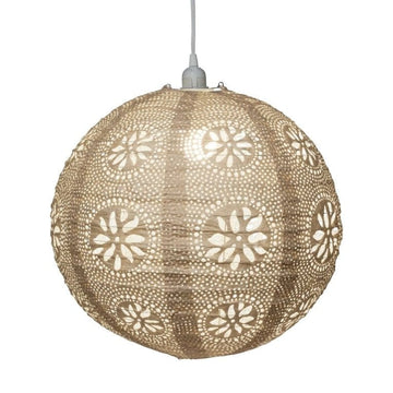 Pearl Boho 18" Globe Soji Stella Nova Pendant Lamp
