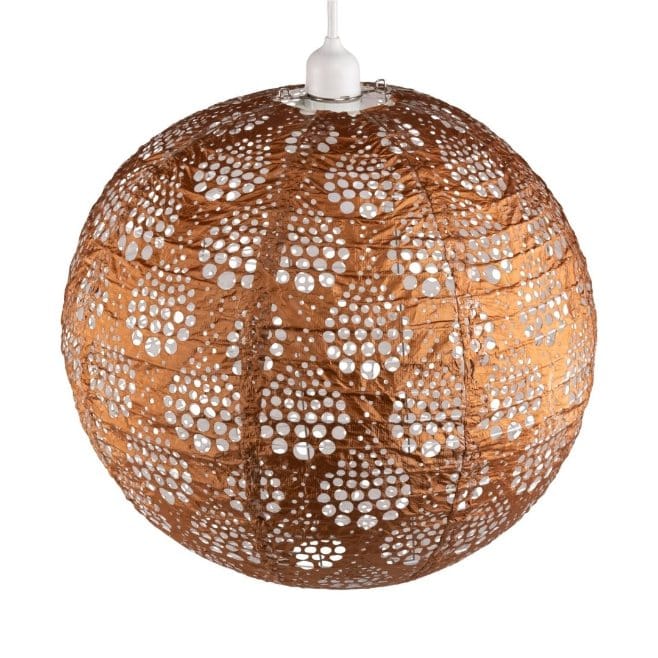 Dewdrop 18" Globe Soji Stella Nova Pendant Lamp