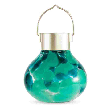 Tea Lantern Hand Blown Glass Solar Lantern