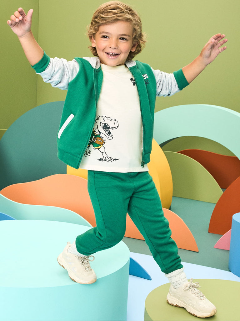 Newborn, Baby & Toddler Boy Cotton 6-Piece Outfit Sets, Graphic Tops & Pull-On Bottoms