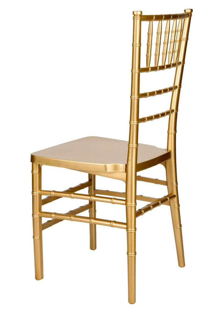 Bullion Gold Heavy-Duty Resin Ballroom Chair