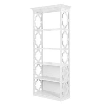 Back Bar Shelving Unit 88" Tall - Moroccan Style 4 Tiers