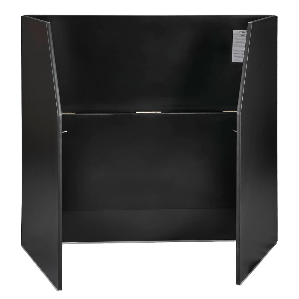 42" Tall x 48" Long Scratch and Dent Black Portable Foldable Bar Laminate Surface
