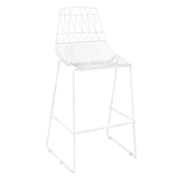 30" Benton Wire Bar Stool Steel Frame