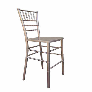 Sparkling Resin Steel-Core Ballroom Barstool