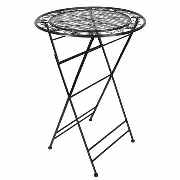 32" Antique Black Bistro Cocktail Table
