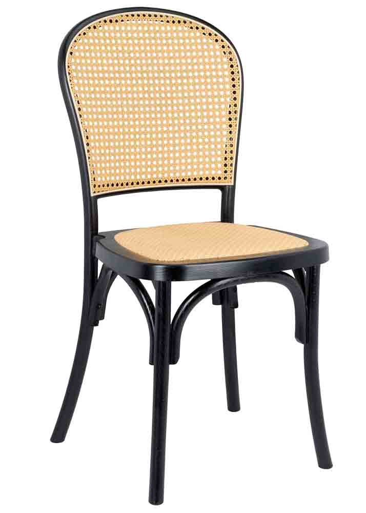 Bent Cane Resin Chair