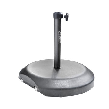 Hammertone Gray 75 lbs Umbrella Base with Steel Casing & Casters for Easy Mobility
