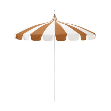 8.5' Pagoda Series Fabric Patio Umbrella with Aluminum Pole and Push Lift