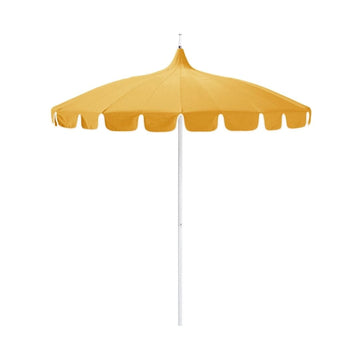 8.5' Classic Commercial Fabric Patio Umbrella with Aluminum Pole and Push Lift