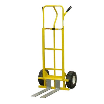 Fork Hand Truck – 600 lb Capacity, Adjustable Forks, Flat-Free Wheels