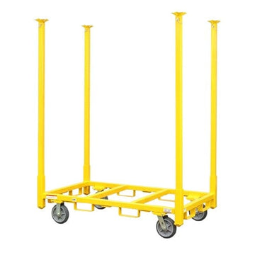Warehouse Rack Dolly – Holds 150 Chairs & 30 Tables, 72" Legs, 8" Casters