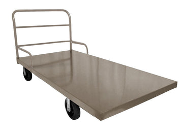 Gray Industrial Flat Bed Platform Cart