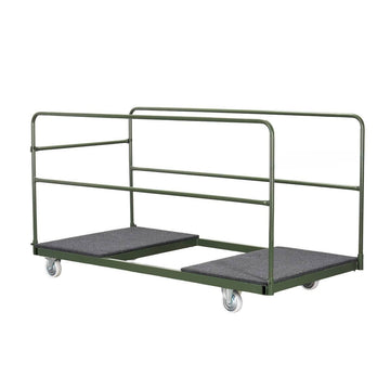 Extra Large Steel Banquet Table Cart - up to 16 tables