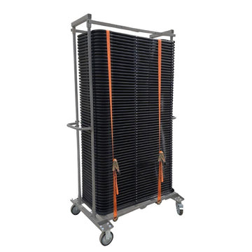 Adjustable Cart 113G for Resin, Poly, Bamboo, Barcelona Bistro and Metal Folding Chairs - up to 63 chairs