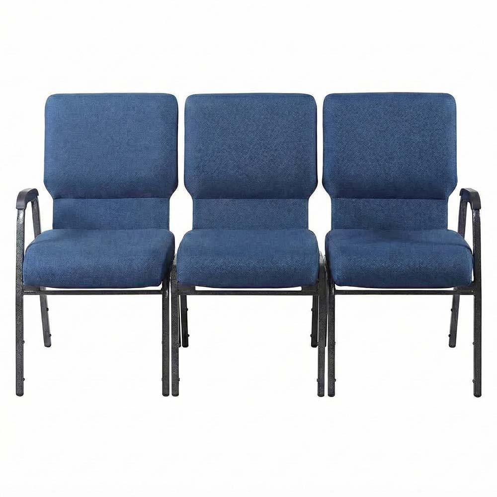 Fabric Three Seat Waiting Room Chair/Loveseat on Frame