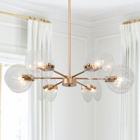 6 - Light Sputnik Modern Linear Chandelier