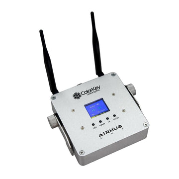 AirHub DMX Wireless DMX Transceiver System Silver
