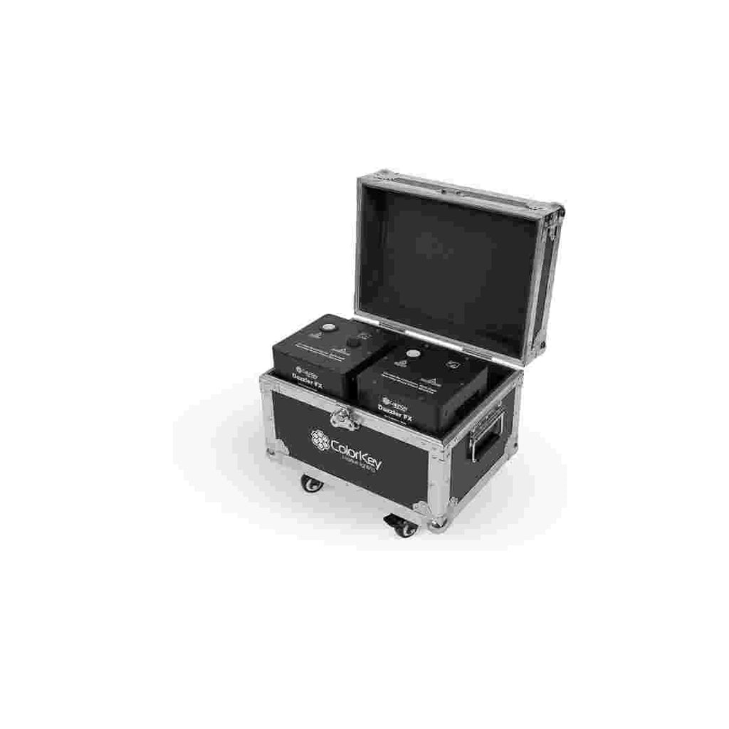 Dazzler FX MKII 2 Pack with Black Road Case and Two Cold Spark Powders