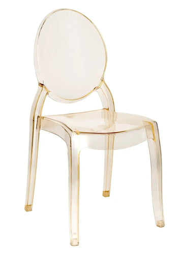 Resin Oval Back Sophia Ghost Chair