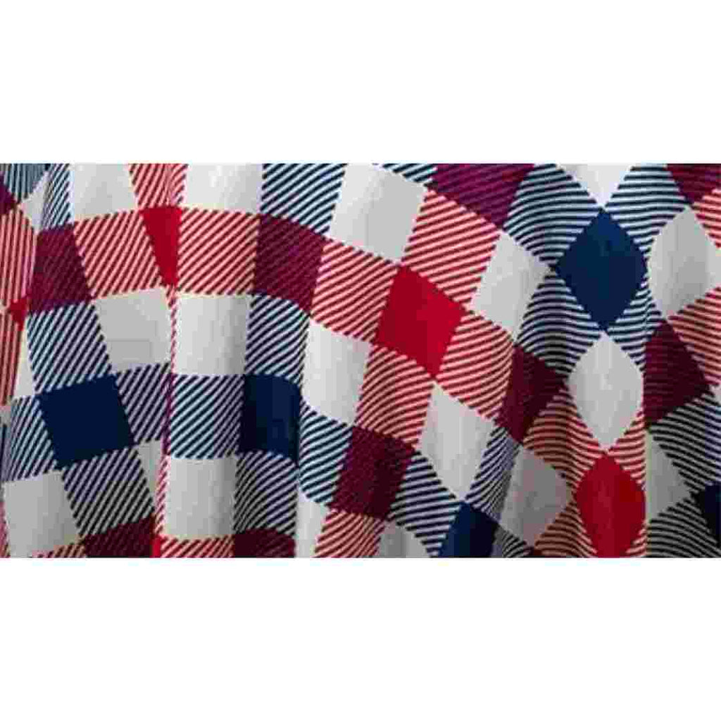 90" x 132" Rectangle Tablecloth Oxford Colonial Homestead Multi
