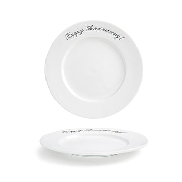 Monaco 10.5" Superwhite Round Porcelain Plate - Case of 4