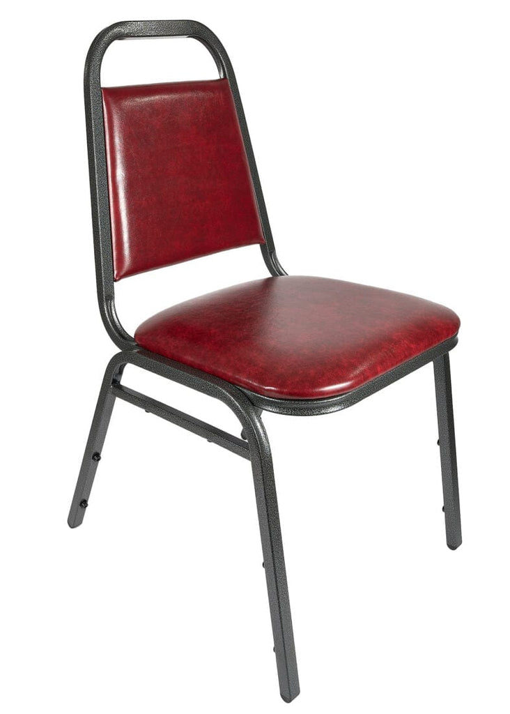 Vinyl Steel Frame Trapezoid Back 34" Banquet Chair