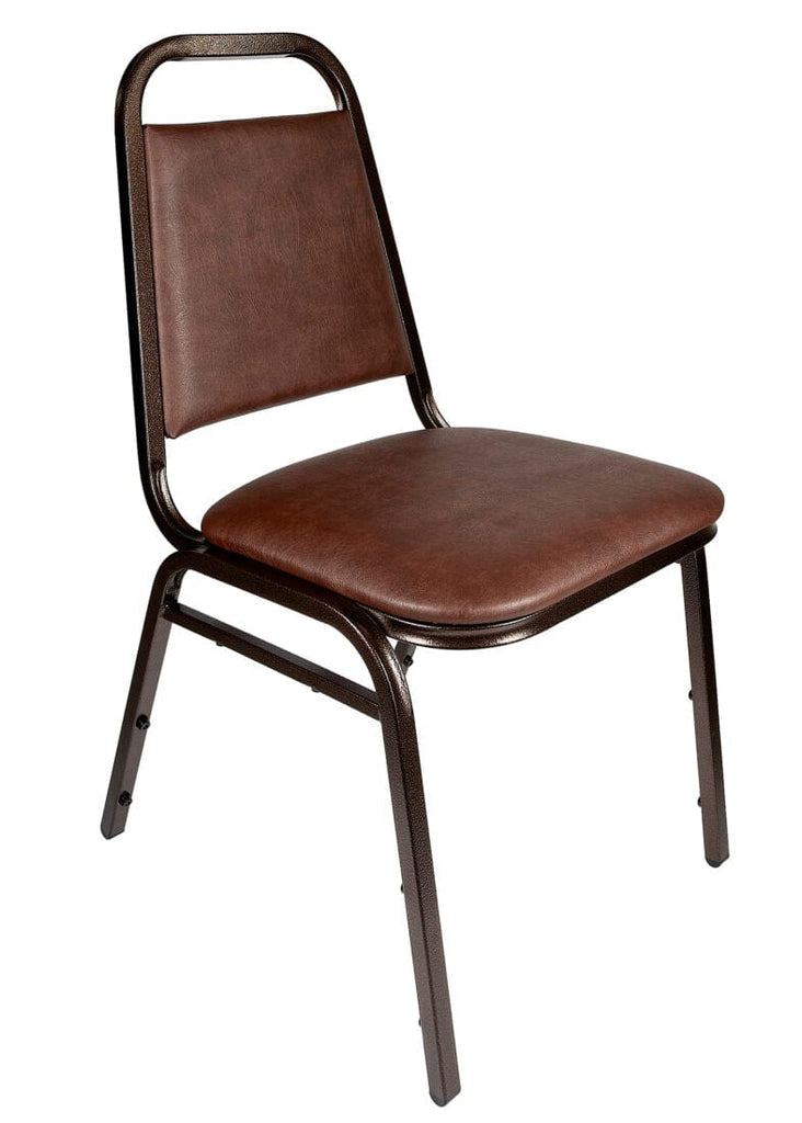 Vinyl Steel Frame Trapezoid Back 34" Banquet Chair