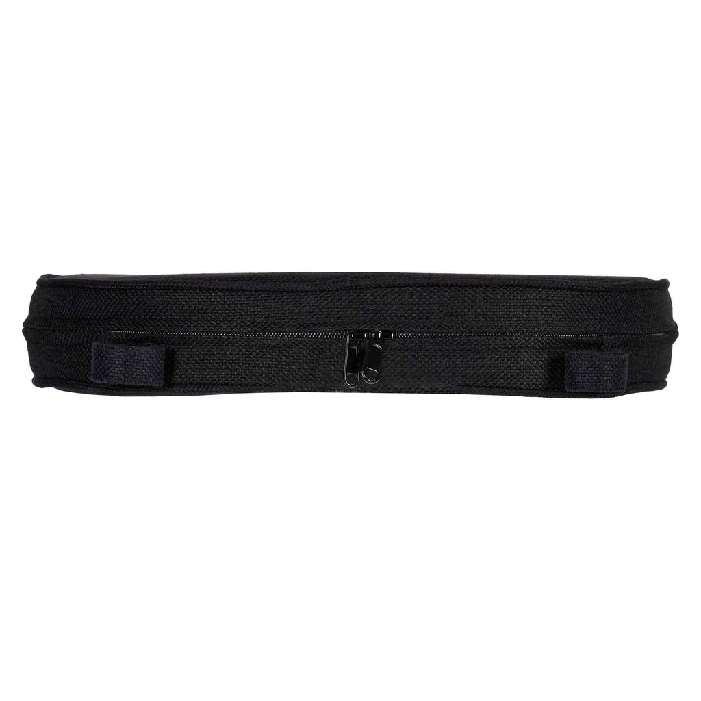 Black with Black Piping 2.5" Thick Chair Cushion - Premium Cushions