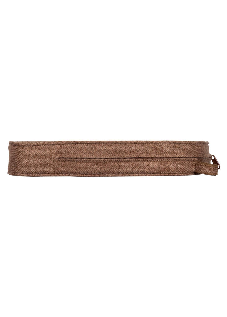 Light Brown with Light Brown Piping 2.5" Thick Chair Cushion - Premium Cushions
